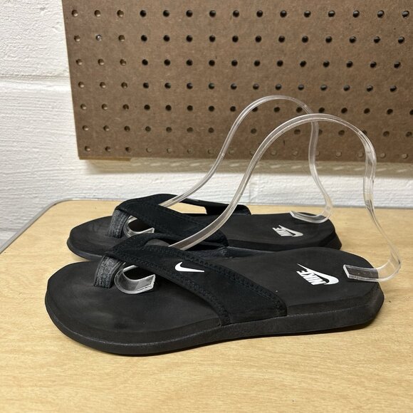 NIKE South Beach Celso Thong Sandals Womens 7 Flip Flops Comfort 344087-010 - Picture 1 of 10